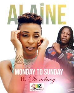 Alaine features the BHIM NATION President, stonebwoy on this new one which she calls Monday to Sunday. 