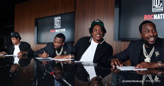 Jay-Z &amp; Meek Mill join forces to launch Dream Chasers record label under Roc Nation
