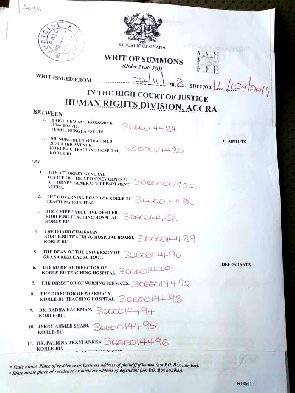 Korle-Bu Hospital Sued