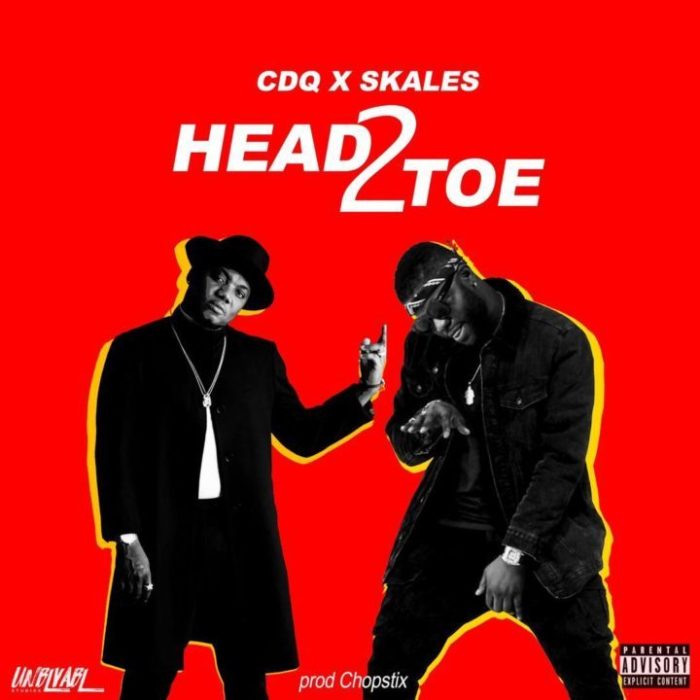 The Nigerian budding artist CDQ features chopstix and Skales on his new single Head To Toe