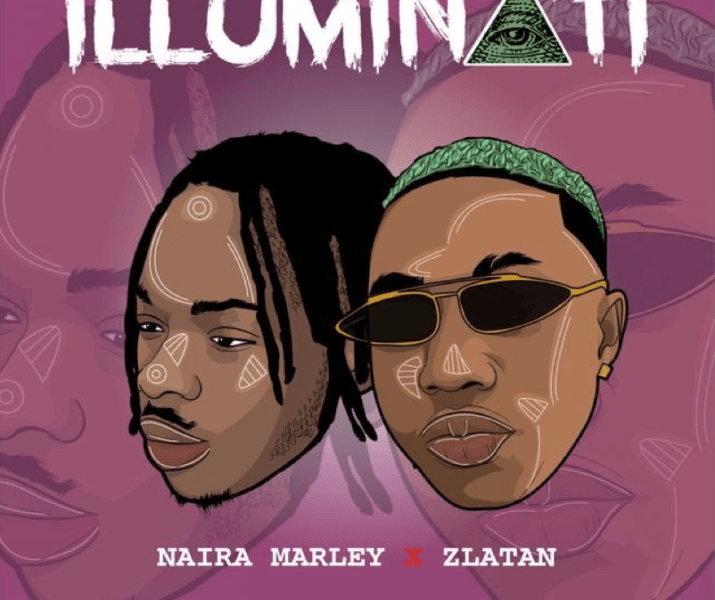 The UK based Nigerian artist Naira Marley features Zlatan on his new single tagged Illuminati.